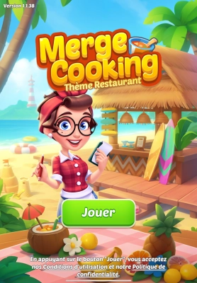 Merge Cooking : Theme Restaurant - Screenshot No.1