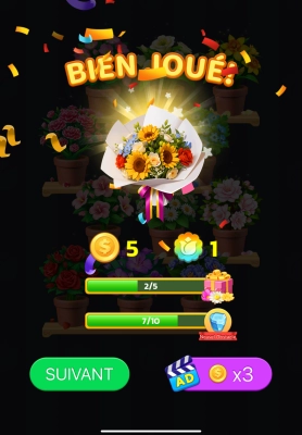 Fleur Match 3D - Blossom Sort - Screenshot No.4