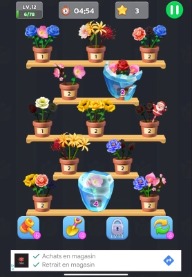 Fleur Match 3D - Blossom Sort - Screenshot No.6